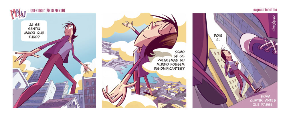 Tira nº 3 da série Querido Diário Mental