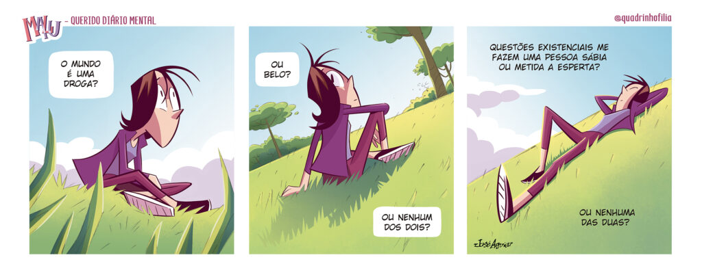 Tira nº 4 da série Querido Diário Mental
