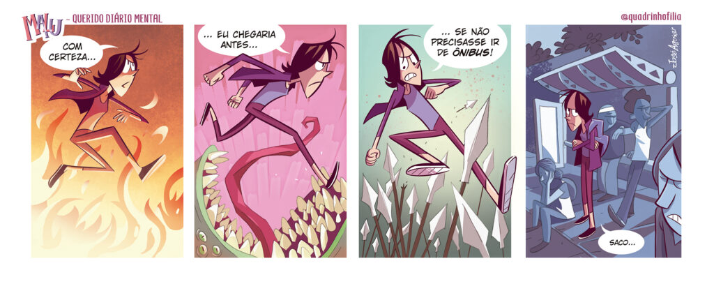 Tira nº 5 da série Querido Diário Mental