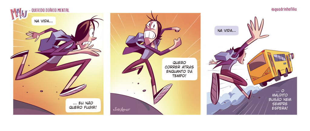 Tira nº 8 da série Querido Diário Mental