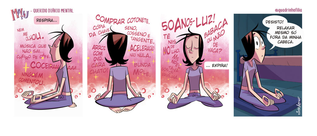 Tira nº 11 da série Querido Diário Mental