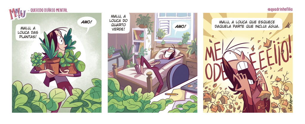 Tira nº 21 da série Querido Diário Mental