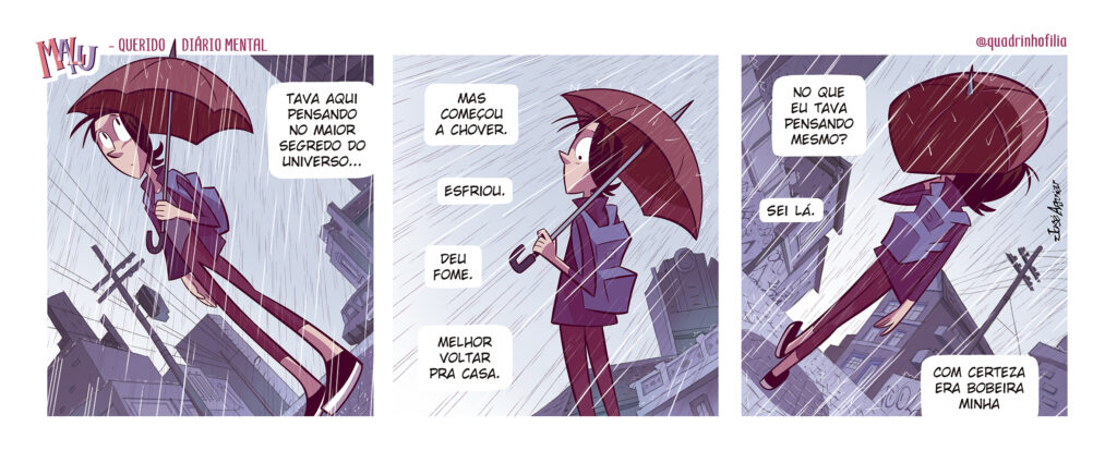 Tira nº 23 da série Querido Diário Mental