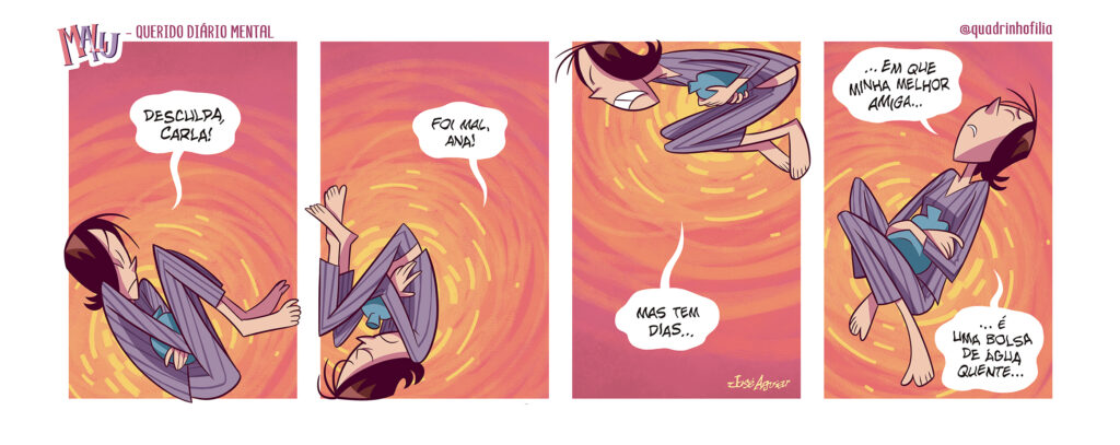 Tira nº 24 da série Querido Diário Mental