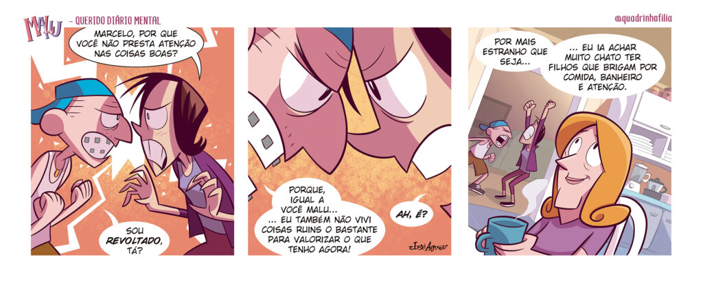 Tira nº 26 da série Querido Diário Mental