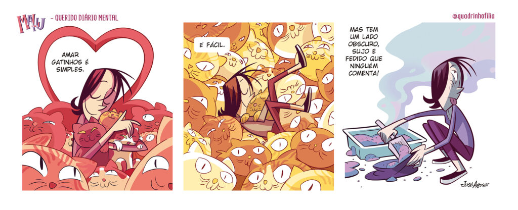 Tira nº 27 da série Querido Diário Mental