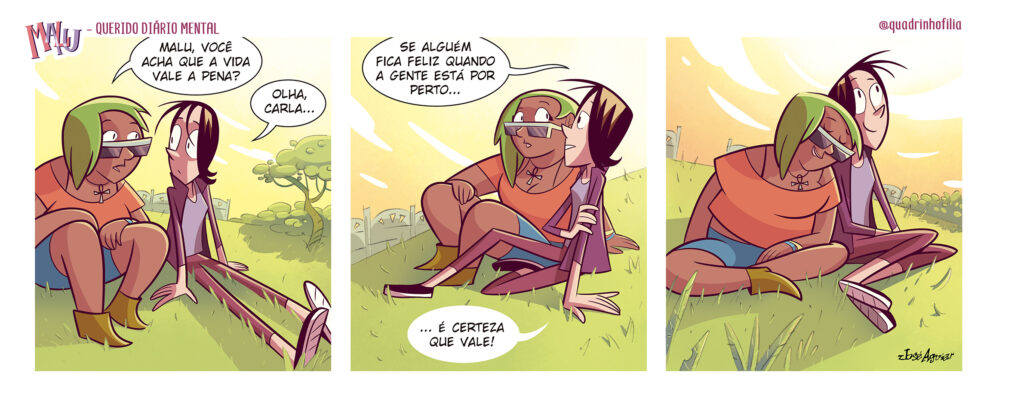 Tira nº 29 da série Querido Diário Mental
