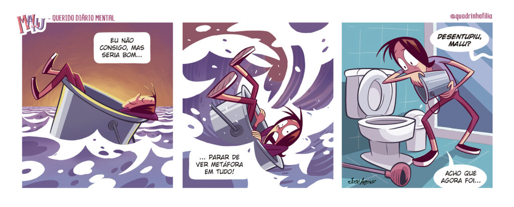 Tira nº 31 da série Querido Diário Mental