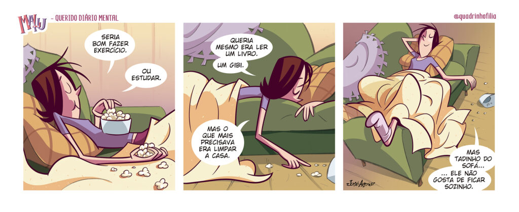 Tira nº 32 da série Querido Diário Mental