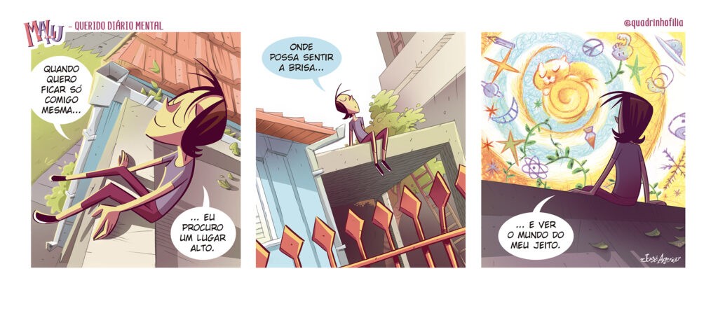 Tira nº 33 da série Querido Diário Mental