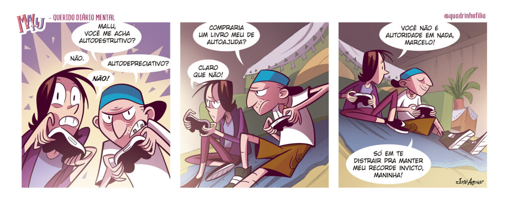 Tira nº 34 da série Querido Diário Mental