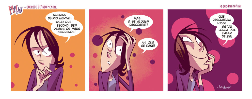 Tira nº 36 da série Querido Diário Mental