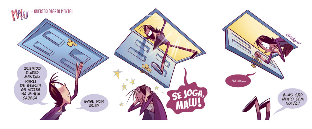 Tira nº 37 da série Querido Diário Mental