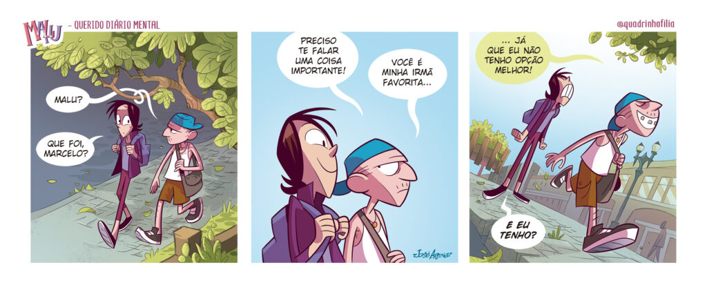 Tira nº 38 da série Querido Diário Mental