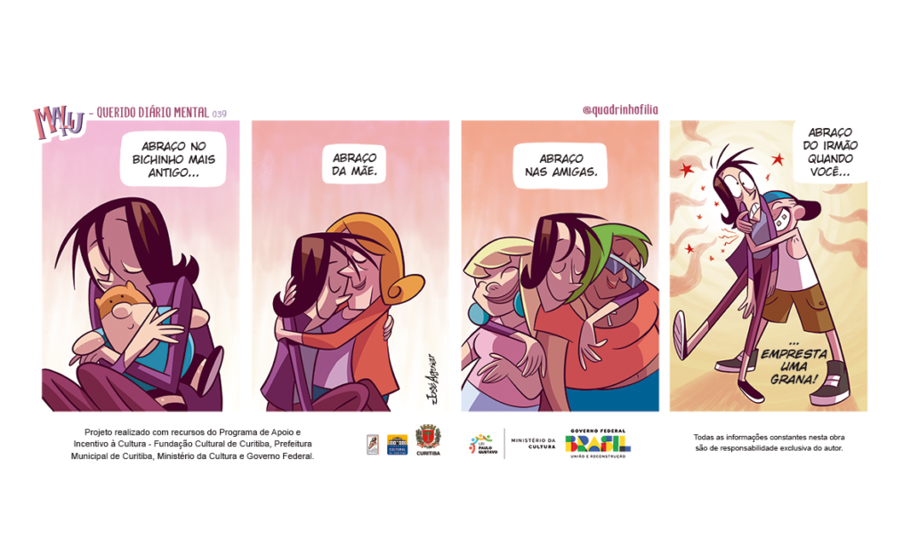 Tira nº 39 da série Querido Diário Mental