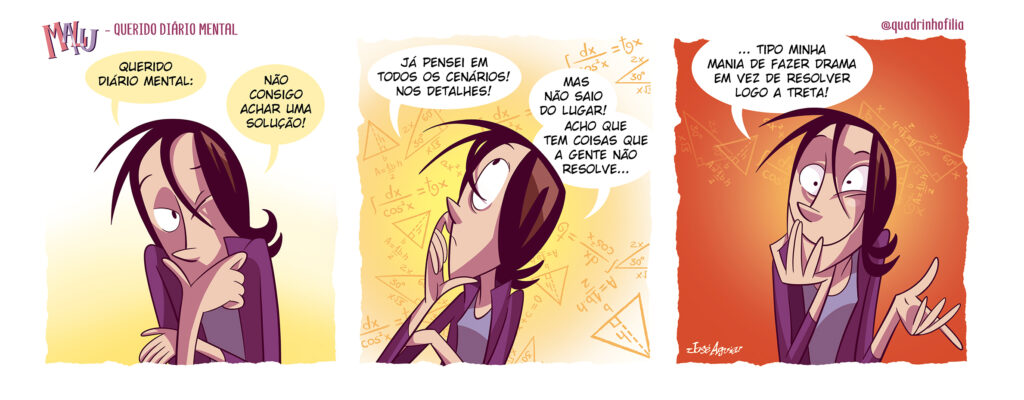 Tira nº 41 da série Querido Diário Mental