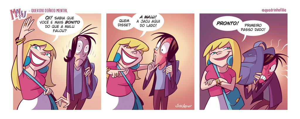 Tira nº 46 da série Querido Diário Mental