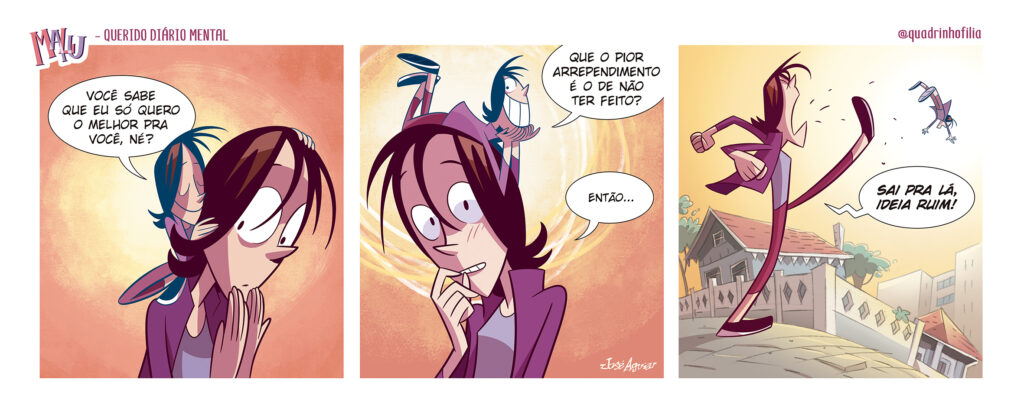 Tira nº 48 da série Querido Diário Mental