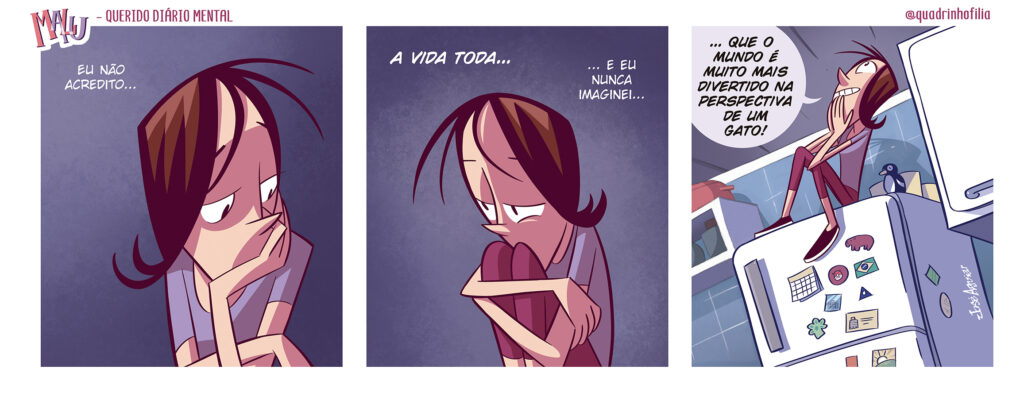 Tira nº 49 da série Querido Diário Mental