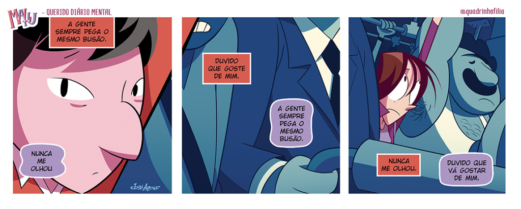 Tira nº 51 da série Querido Diário Mental