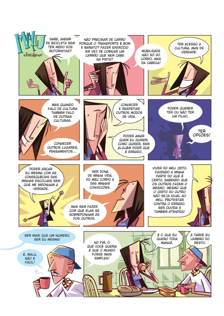 Página de HQ antiga da Malu #3