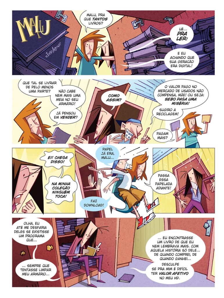 Página de HQ antiga da Malu #4
