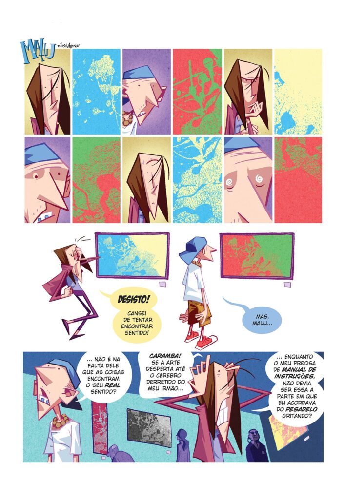 Página de HQ antiga da Malu #6