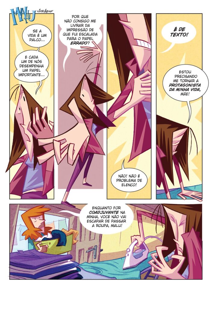 Página de HQ antiga da Malu #7