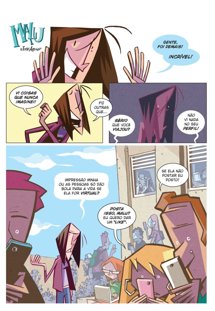 Página de HQ antiga da Malu #8