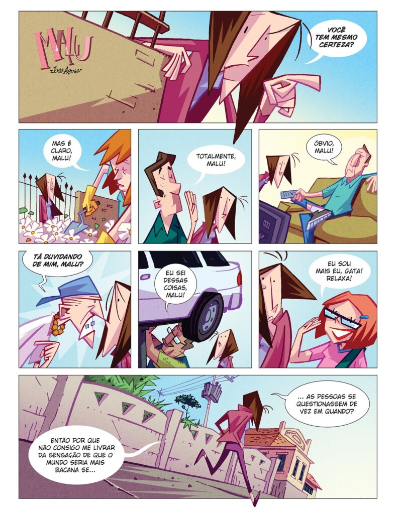Página de HQ antiga da Malu #9