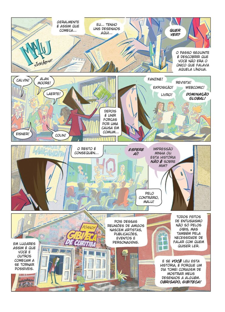 Página de HQ antiga da Malu #10