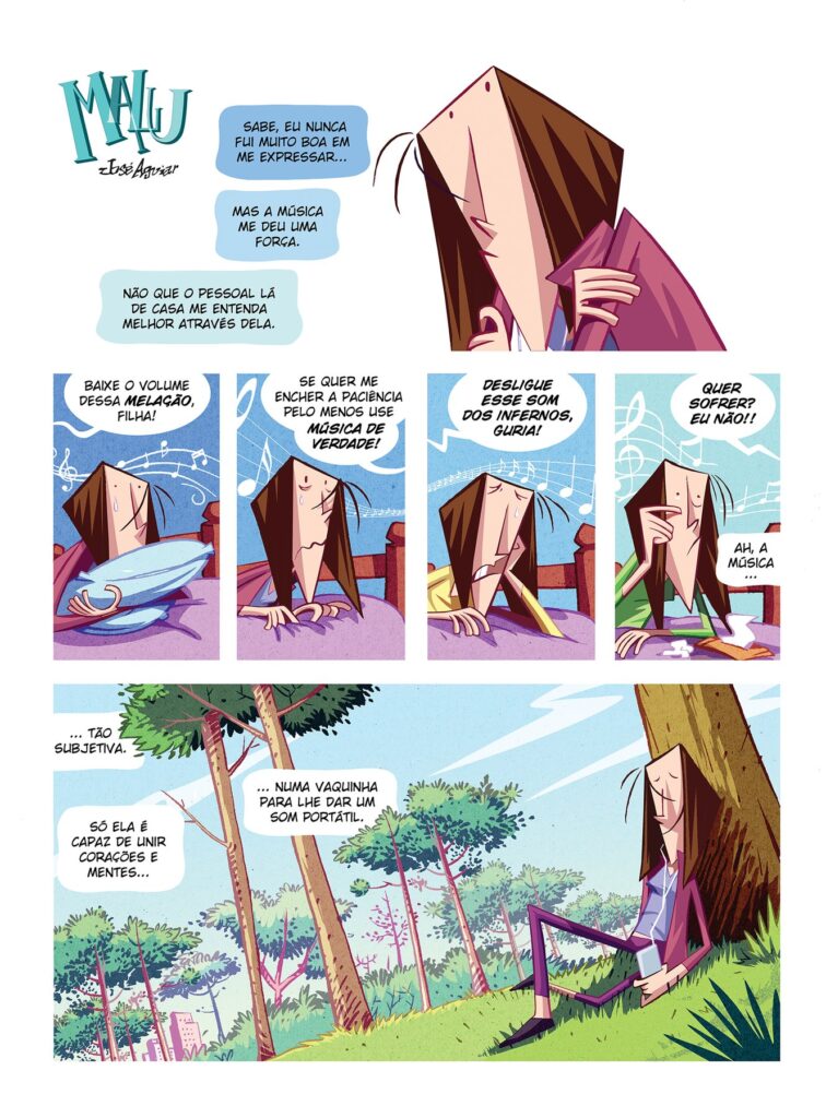 Página de HQ antiga da Malu #14