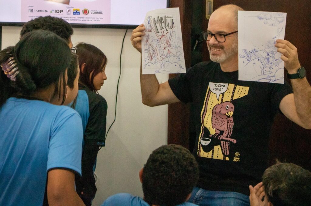 Oficina de quadrinhos da Malu